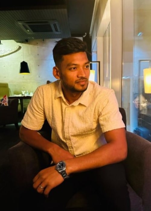 Najmul Hossain Shanto as seen in an Instagram Post in November 2022