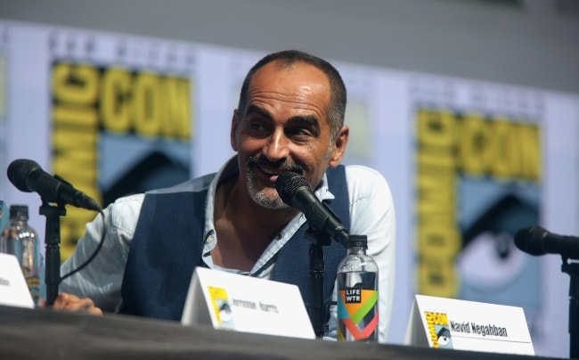 Navid Negahban as seen at the 2018 San Diego Comic-Con International for 'Legion'