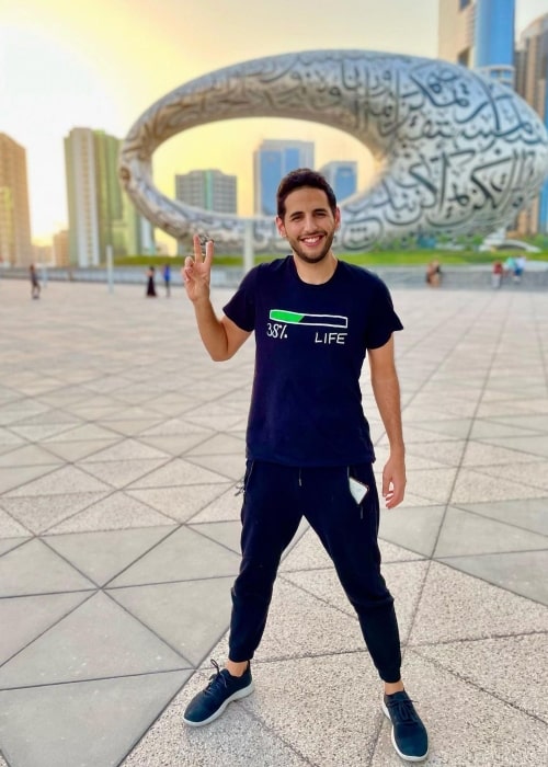 Nuseir Yassin as seen in a picture that was taken in May 2022