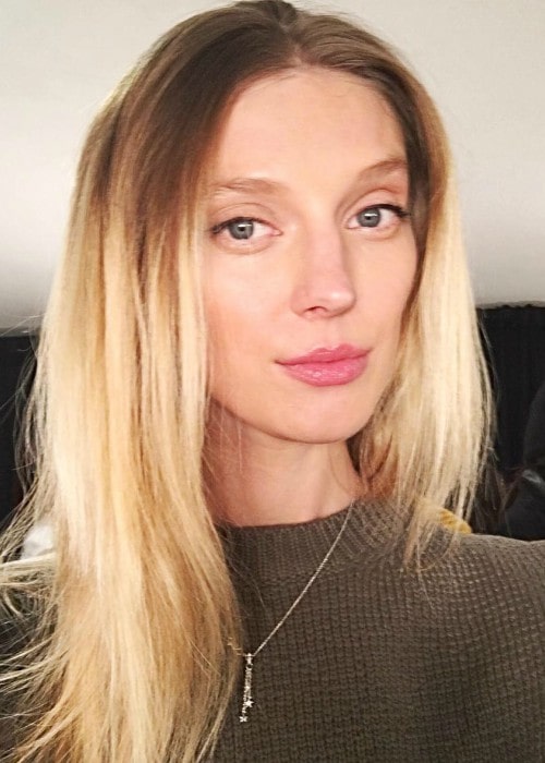 Olga Sherer in an Instagram selfie as seen in February 2019