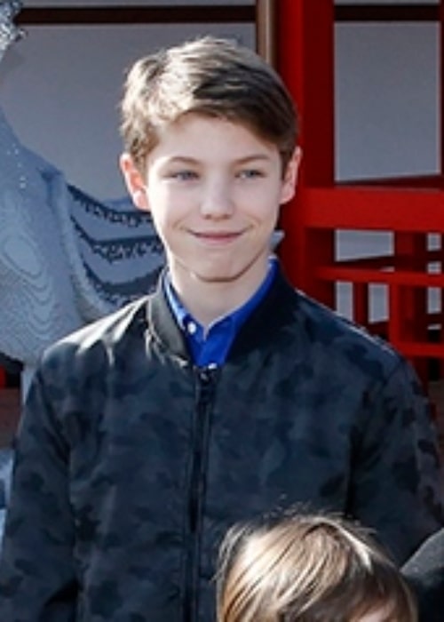 Prince Felix of Denmark photographed while attending the opening of the area Ninjago World in the amusement park Legoland Billund Resort in Denmark in March 2016