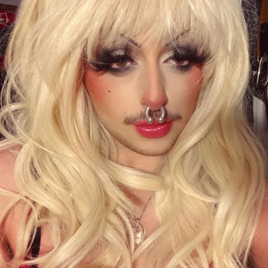 Punk_irl as seen in a selfie that was taken in August 2023