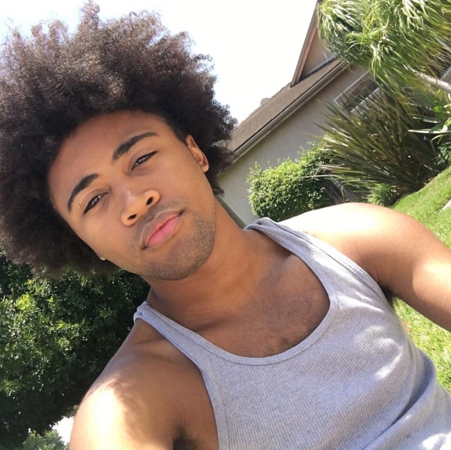 Quincy Fouse as seen while taking a selfie in June 2019