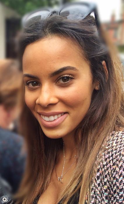 Rochelle Humes in a selfie with photographer Sarah Winterman in 2014