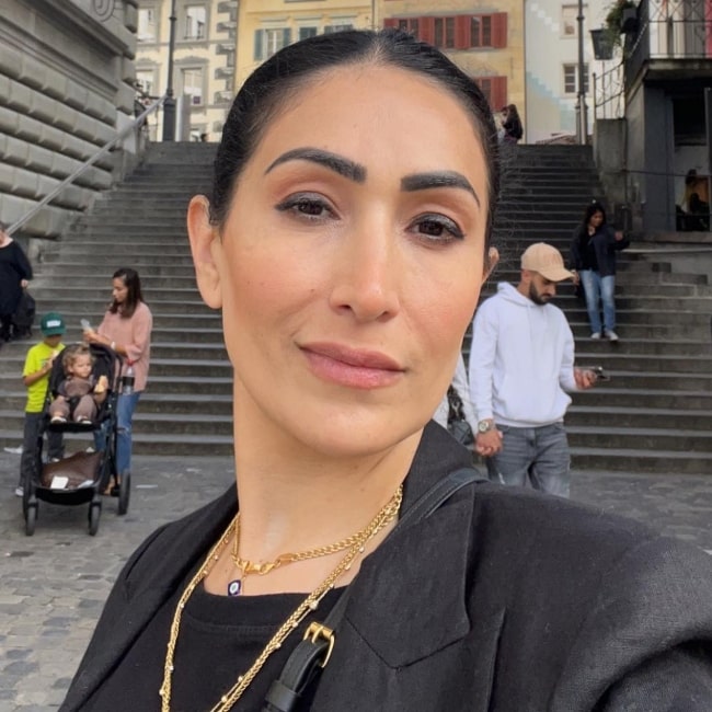 Samah Furrha as seen in a selfie that was taken in August 2023