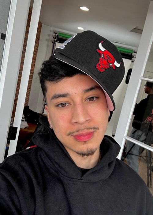 Santea as seen in a selfie that was taken in January 2023