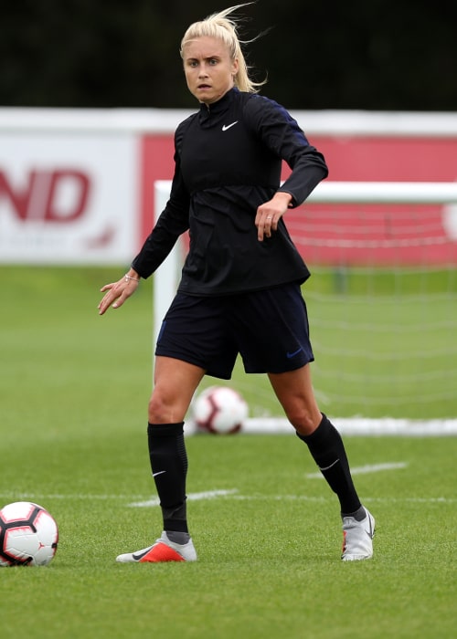 Steph Houghton as seen in an Instagram Post in August 2018