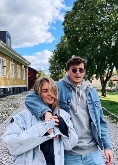 Victor Lindel&ouml;f and Maja Nilsson Lindel&ouml;f, as seen in August 2022