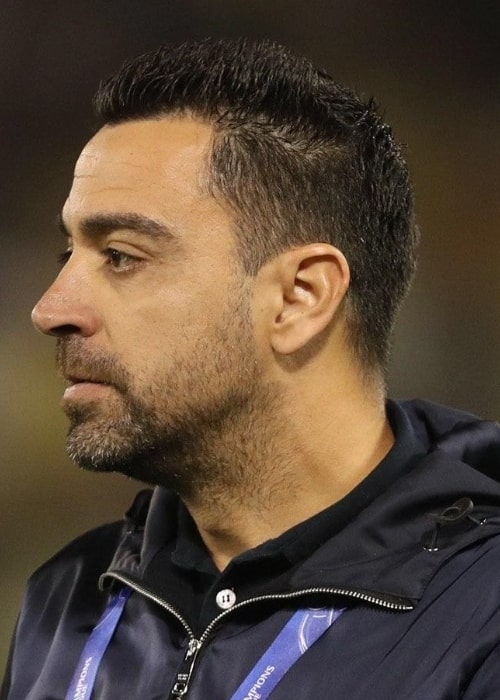 Xavi Hern&aacute;ndez as seen while managing Al Sadd in 2020