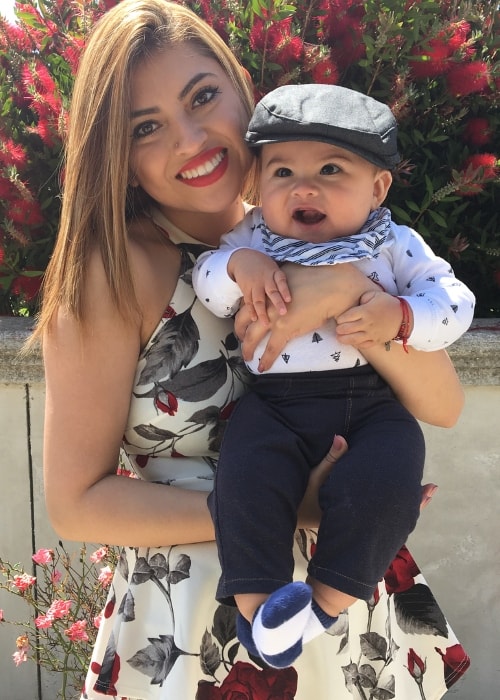 Yoatzi Castro with her son Travis